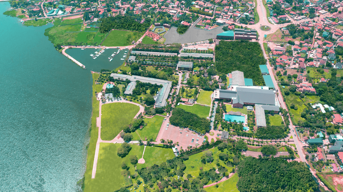 Speke Resort Munyonyo - aerial view